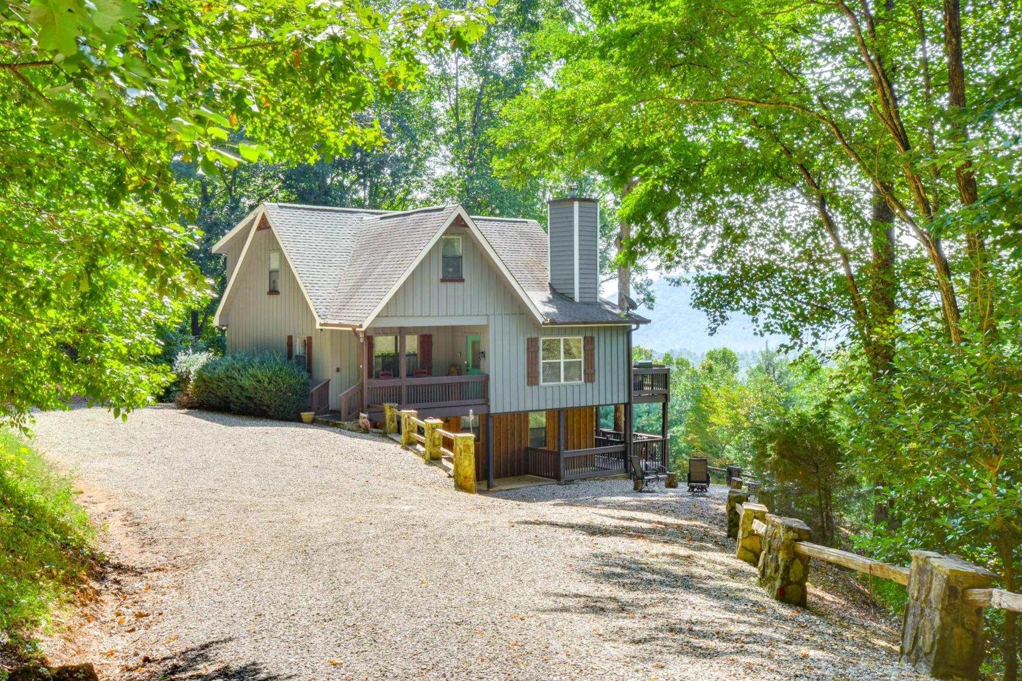 Mountain Cabin With Hot Tub And Fire Pit! Blairsville Exterior foto